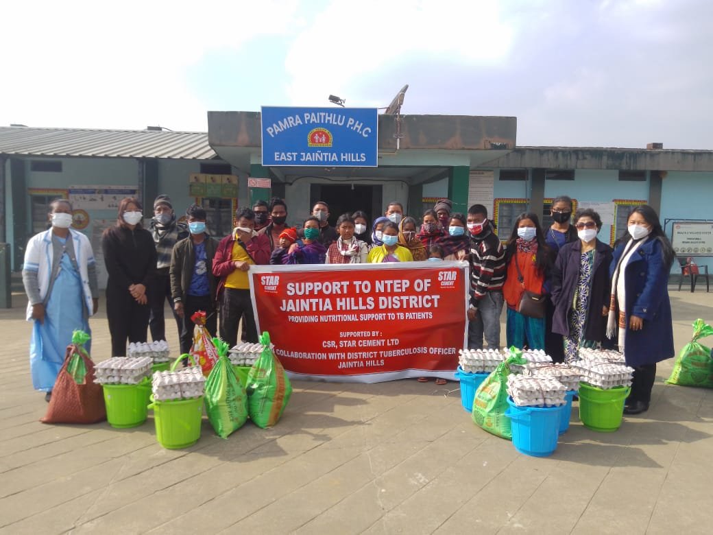 Food Distributed To Tb Patients At Pamra Paithlu Phc Highland Post