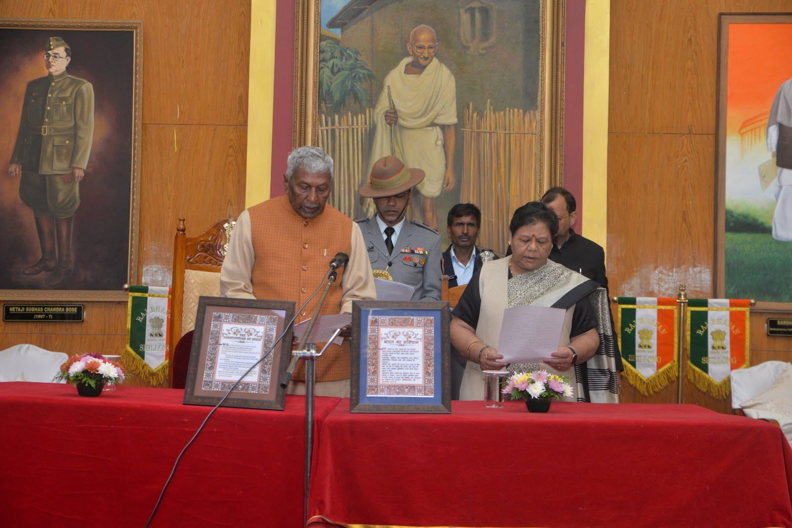 Constitution Day Observed At Raj Bhavan Highland Post