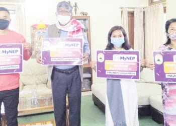 Poster for MyNEP released in Shillong