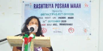 ‘Nutritional content of food consumed by Khasis poor’