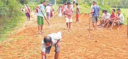 More DIY road repairs take place, this time in North Garo Hills