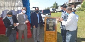 Foundation for Pomlakrai-Rngi Shillong road laid