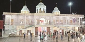 Puja pandal in Rilbong