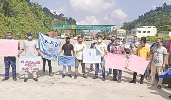 Street protest against visit of ABYSO
