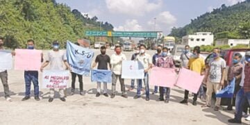 Street protest against visit of ABYSO