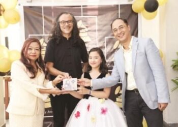 Abigail Donna Shangpliang (10), a student of Loreto Convent, Shillong, had her first music album “Rainbow”