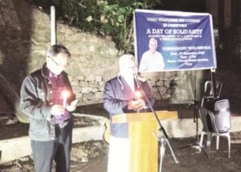 Candlelight service held for Fr Stan’s release in Tura