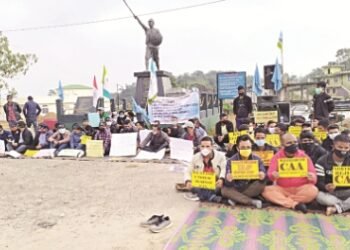 Pressure groups hold sit-ins on ILP, CAA and Eighth Schedule