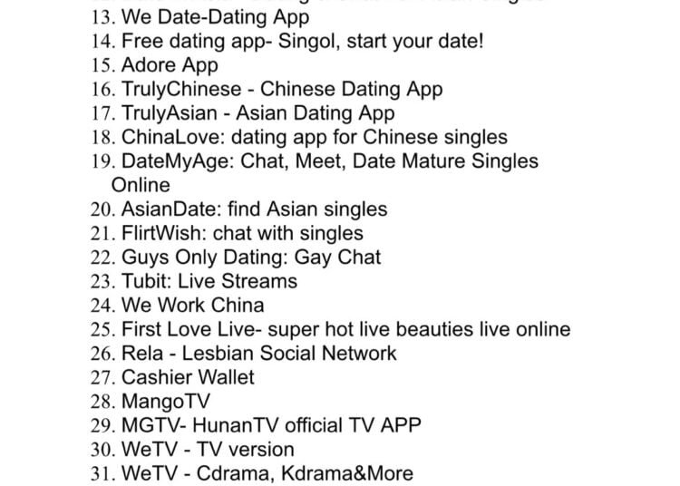 Government goes after online love in latest mobile apps ban