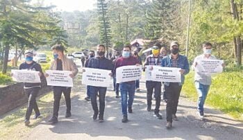KSU protests against merit based admissions in NEHU