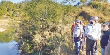 PHE minister inspects projects in South West Khasi Hills