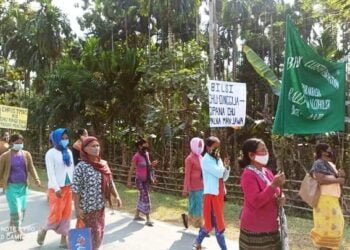 Women rally against social evils in Purakhasia