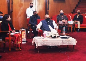 Review meeting held by Governor on Khasi Hills issues