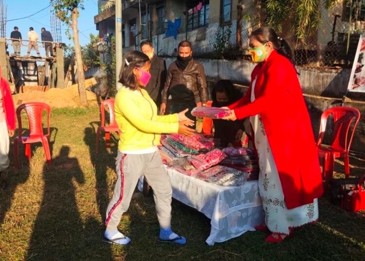 NPP women’s wing visits city girls home