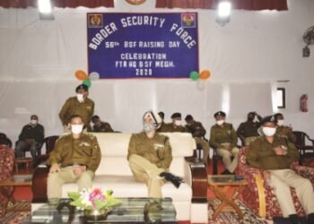 BSF celebrates raising day in Shillong