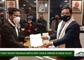 CONRAD’S HELP SOUGHT FOR KHASI-JAINTIA DEVP COUNCIL DEMAND IN BARAK VALLEY