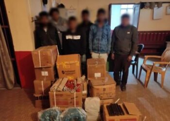 Huge cache of explosives seized in East Jaiñtia Hills, six arrested