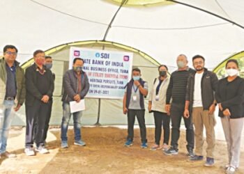 SBI distributes essential items for 230 households in Garo Hills