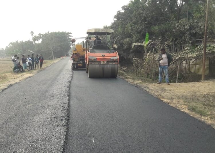 Road repairs progress swiftly on AMPT between Chibinang, Phulbari