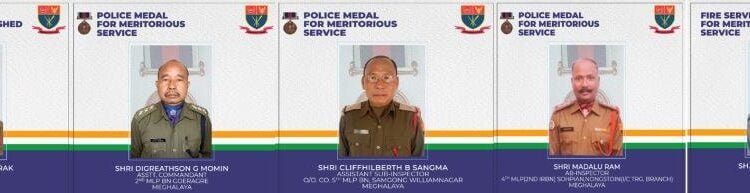 4 Meghalaya police officer, fireman receive RD awards