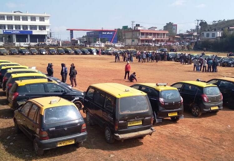 Red buses, vans pile more indefinite strike misery