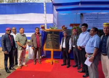 CM lays foundation stone to upgrade Rongram-Phulbari road