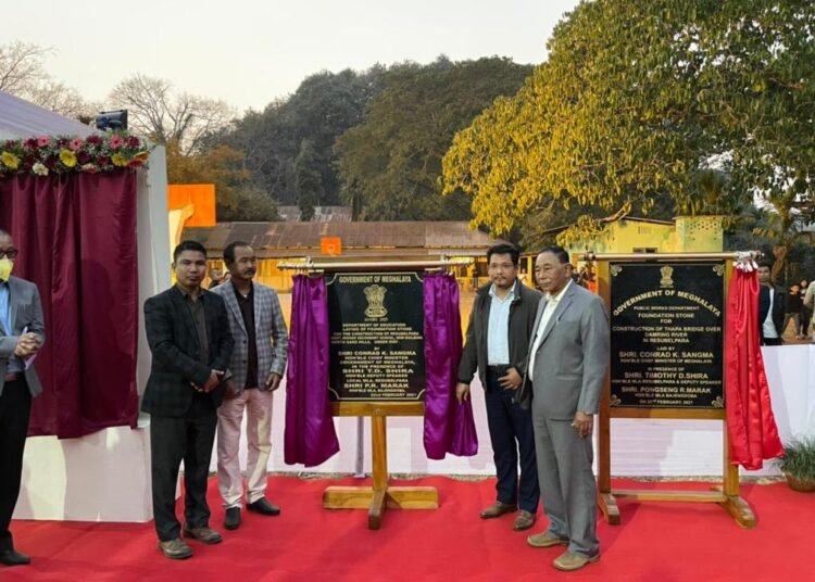 Conrad tours North Garo Hills, launches slew of projects