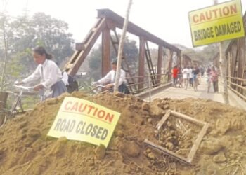 Public left to suffer as North Garo Hills bridge on verge of collapse