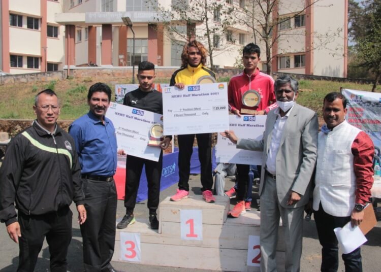 NEHU holds first ever half marathon, fun run