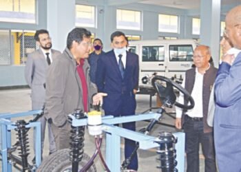 Conrad inaugurates new buildings of ITI Tura