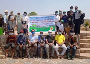 TIC conducts cleanliness drive in Rilang Viewpoint