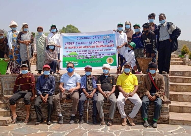 TIC conducts cleanliness drive in Rilang Viewpoint