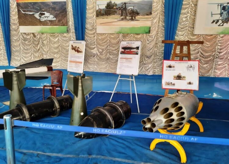 Curtains down on weapon, equipment display