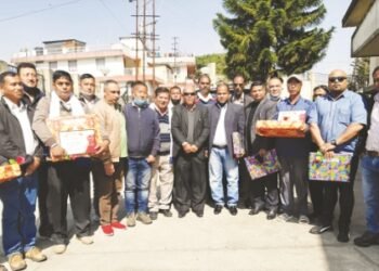 Sanbor felicitates crematorium staff