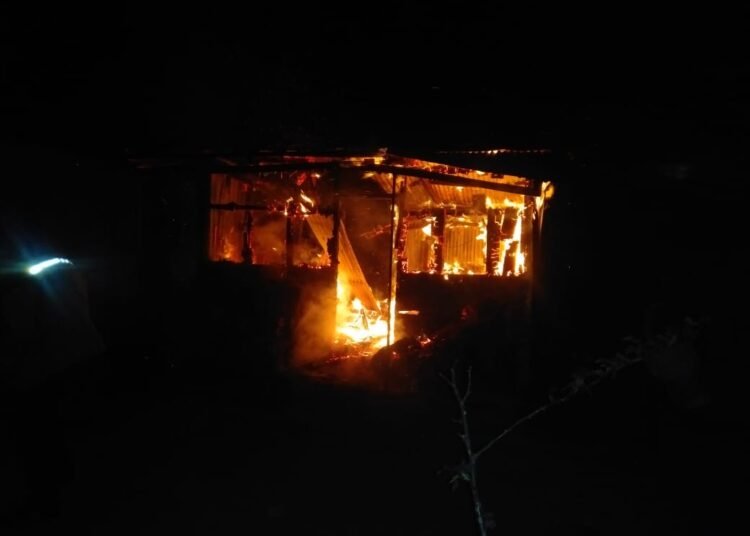 House gutted in fire at Mawlangwir