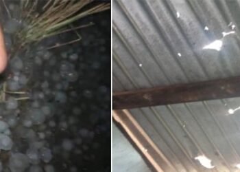 Ri-Bhoi homes damaged in hailstorm