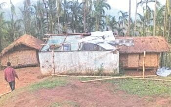 Several homes wrecked after storm strikes Ri-Bhoi