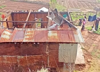 School, houses damaged by storm