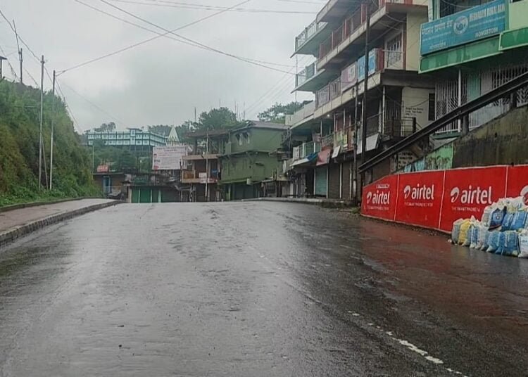 Weekend lockdown begin in Khliehriat, Nongstoin