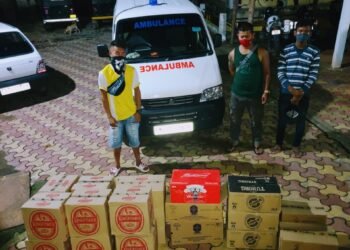 Booze not patients: 3 booked for misuse of ambulance