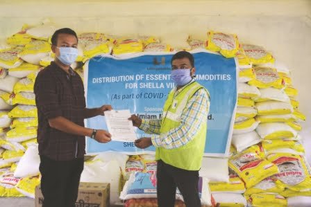 Lafarge supplies aid to 500 households in Shella