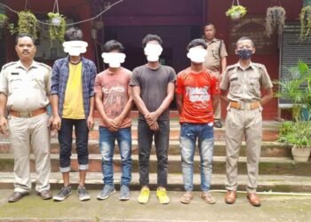 Stolen car from SGH apprehended in NGH, 4 arrested