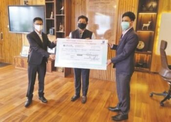 NEDFi donates Rs 9 lakh to CM’s Relief Fund