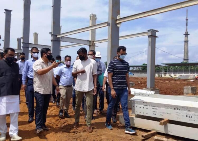 CM on whirlwind tour of Garo Hills infra projects