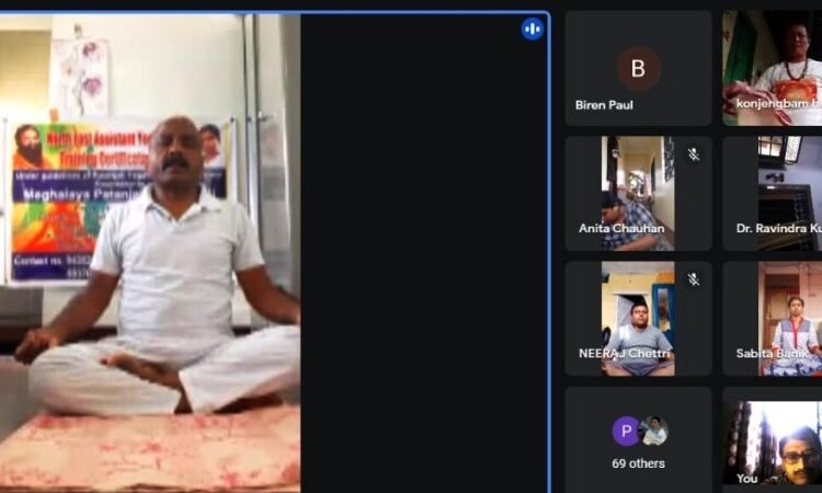 Yog teachers take part in NE training camp