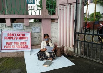 Angela refuses to budge as solo dharna for wagers enters fifth day