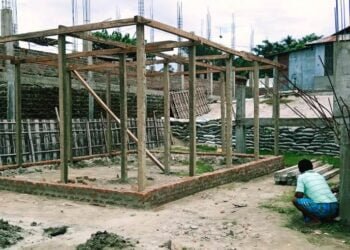 Assam PMAY houses, footpaths, college on Meghalaya land!