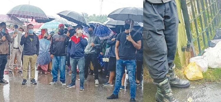 Residents dump trash in front of Jowai DC’s office