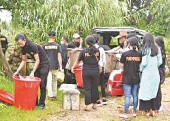 Youth group leads the way in helping needy in time of Covid