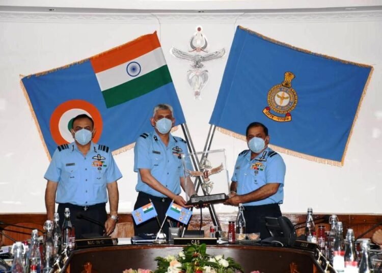 IAF chief attends EAC commanders’ conference in Shillong